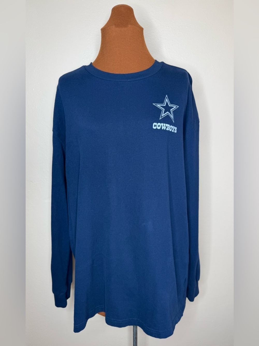 Fanatics Dallas Cowboys Unisex Elements Strive Long Sleeve T-Shirt Navy Blue XL